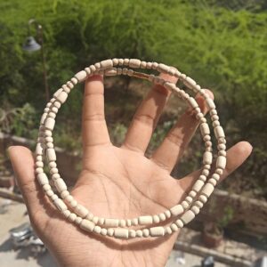 2 round tulsi kanthi mala mix beads